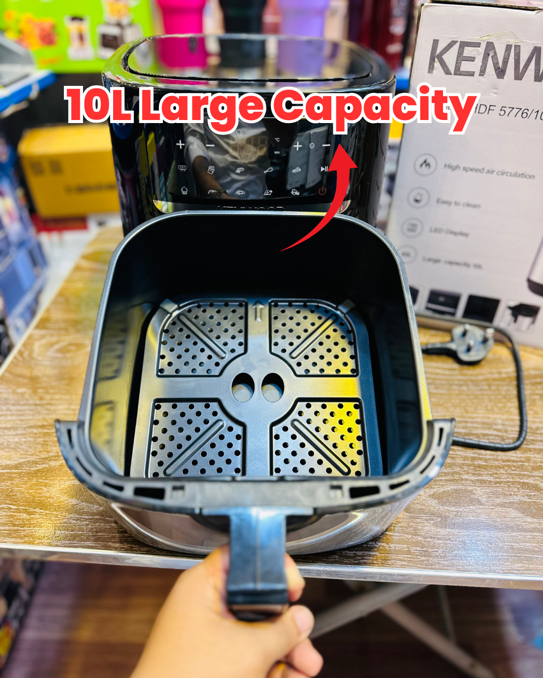 Kenwood 10L XL Air Fryer | Fry • Bake • Roast • Grill
