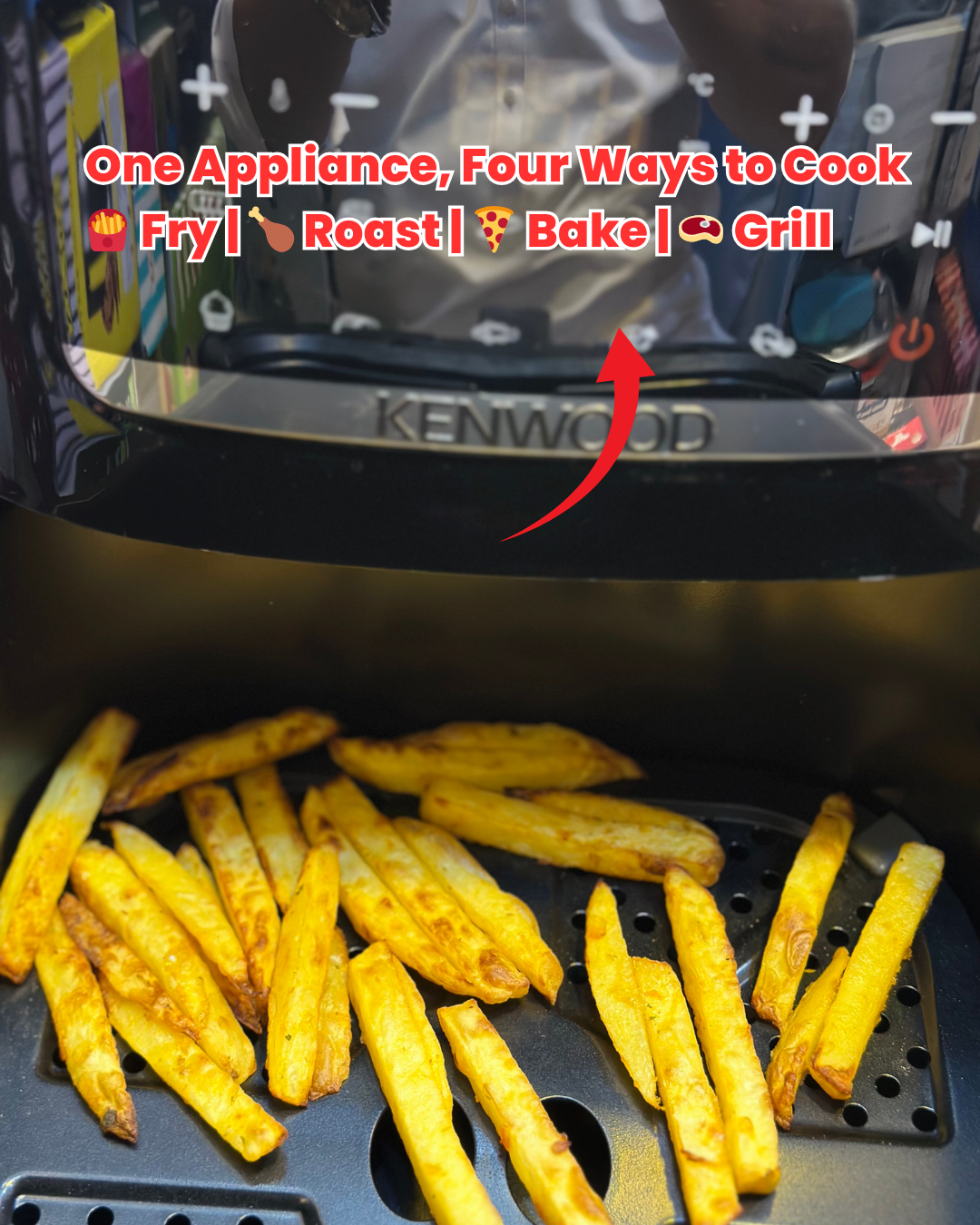Kenwood 10L XL Air Fryer | Fry • Bake • Roast • Grill