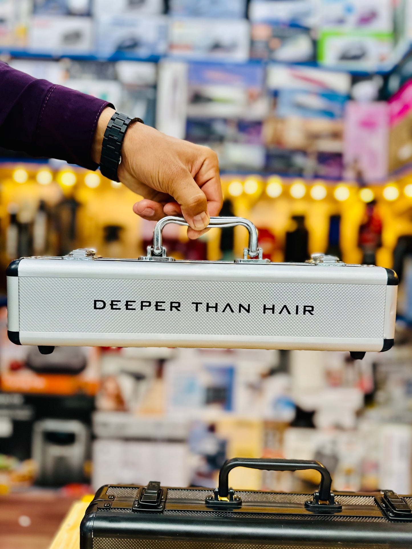 Deeper Than Hair Professional Flat Iron – Titanium Plate Hair Straightener
