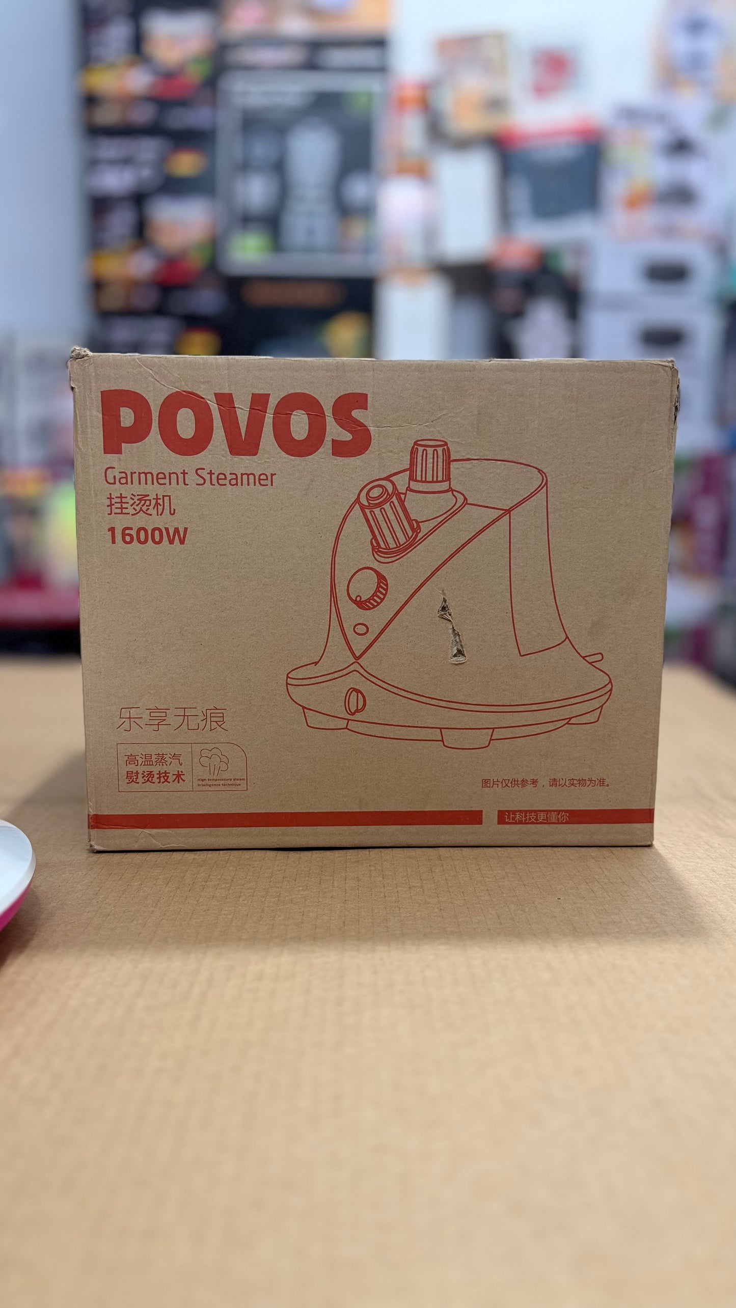 POVOS Garment Steamer β Upright Standing Fabric Steam Iron | Fast Heat-Up | Flexible Hose | Wrinkle-Free Clothes Steamer for Home & Travel