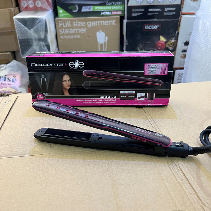 German Lot Imported Rowenta Wet & Dry Hair Straightener