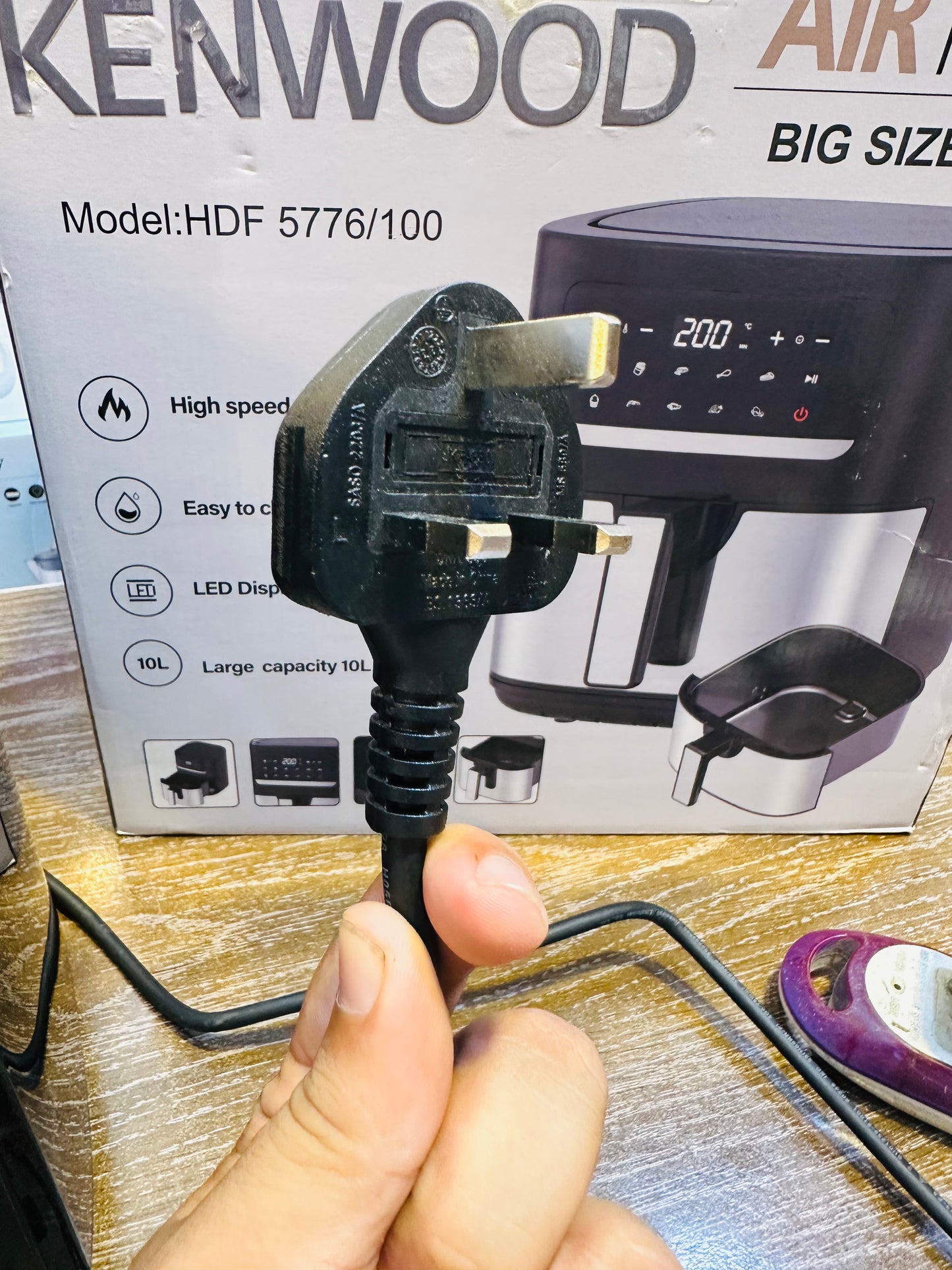Kenwood 10L XL Air Fryer | Fry • Bake • Roast • Grill
