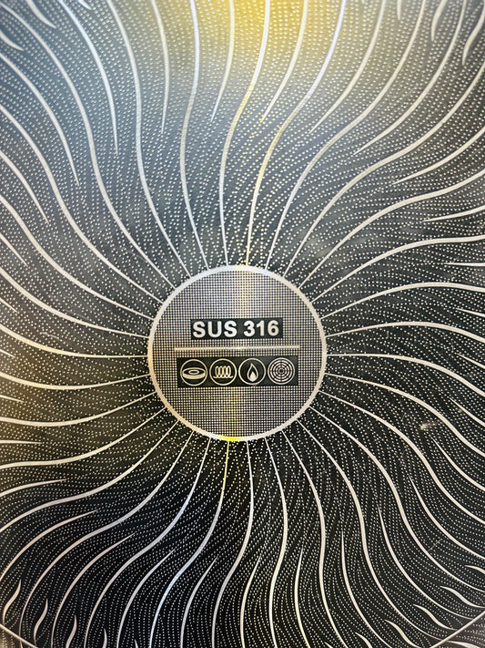 Single Handle Laser Coated Honeycomb Tawa