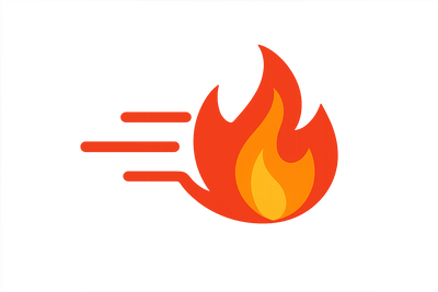 Fast Heat icon transparent background