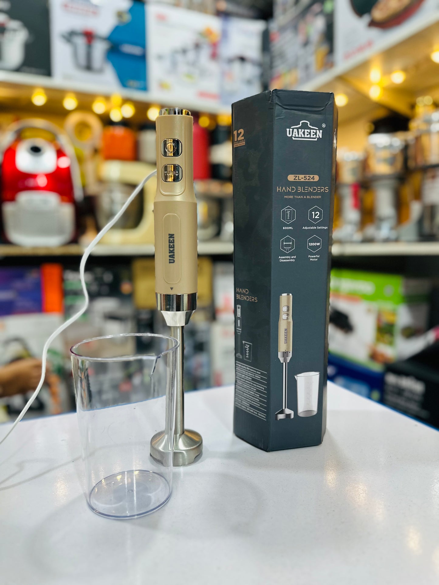 UAKEEN hand blender with cup ZL_ 522