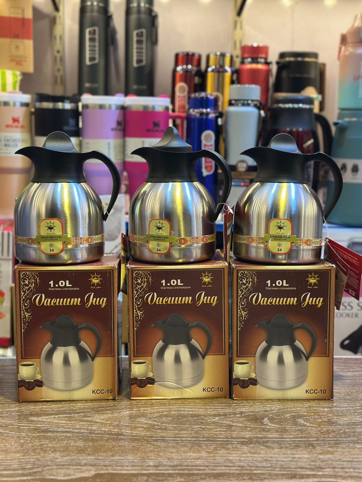 1.0L Stainless Steel Vacuum Jug KCC-10 – Hot &amp; Cold Flask