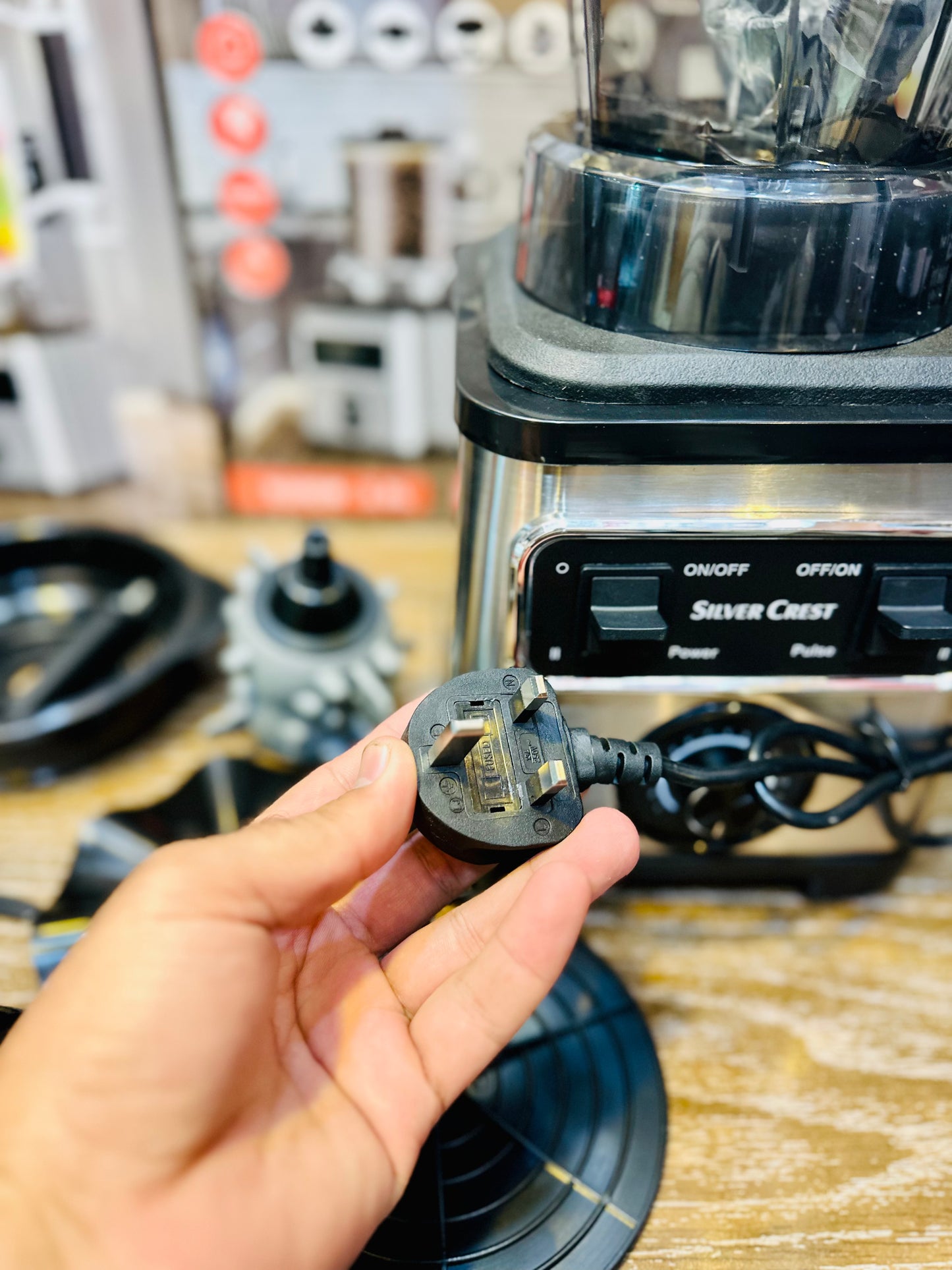 Silver Crest SC-5092 Premium 8-in-1 Multi-Purpose Food Processor | German Technology | 8 Stainless Steel Blades | 3L Jar