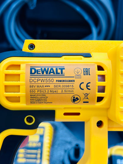 DeWalt  Chargebal ⚡88V Cordless Pressure Washer — 6.0Ah | 2🔋 Batteries | Complete Kit