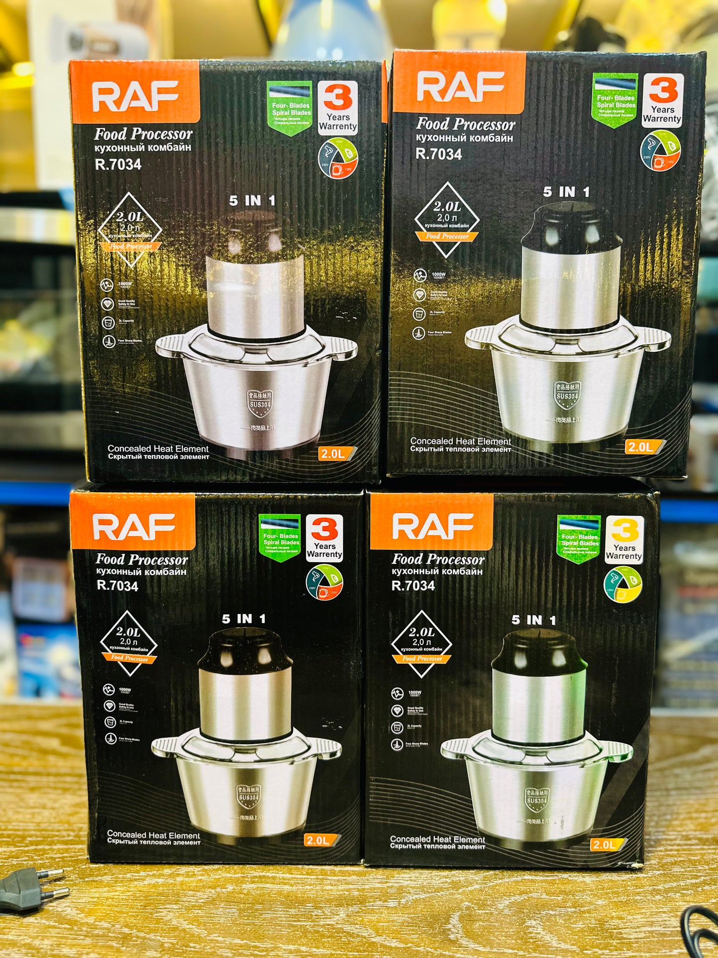 RAF 1000W Electric Meat Chopper – 2L Steel Bowl | Keema, Veg & Chutney in Seconds