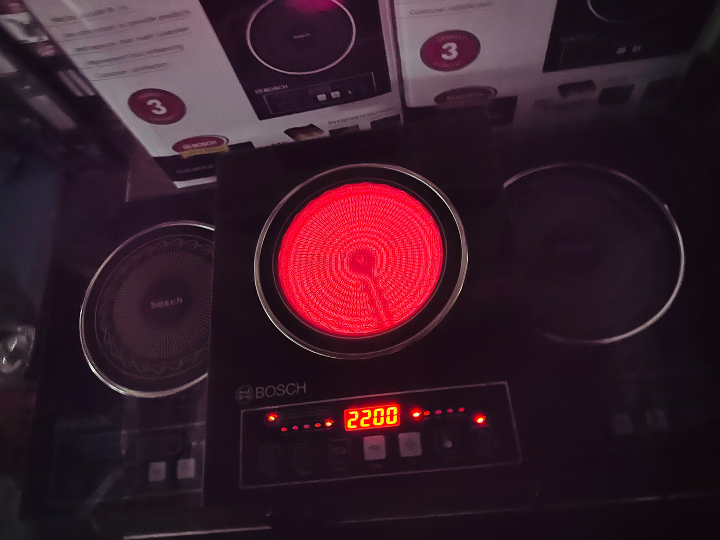 Bosch RBK-12 3500W Infrared Cooktop - Rapid Heating Ceramic Glass Cooker