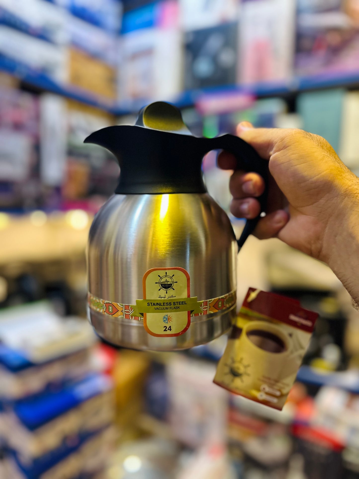 Stainless steel vacuum flask hot and cool