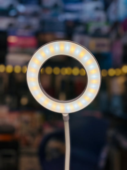 LED Eye Protection Warm White Lithium Electric Double Mode Desk Lamp – 40 LED Stepless Dimming | Touch Control | Item 1319