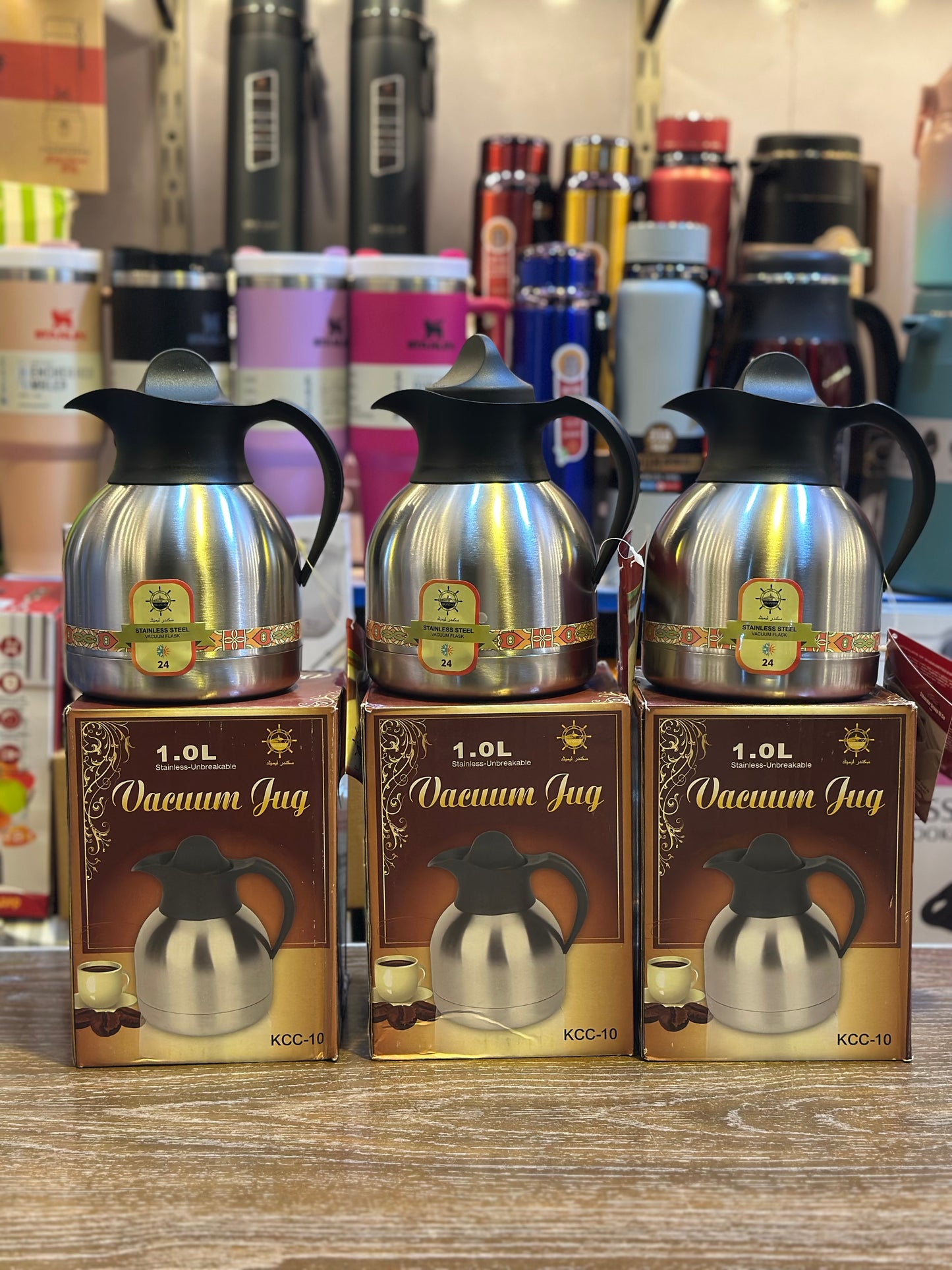 Stainless steel vacuum flask hot and cool