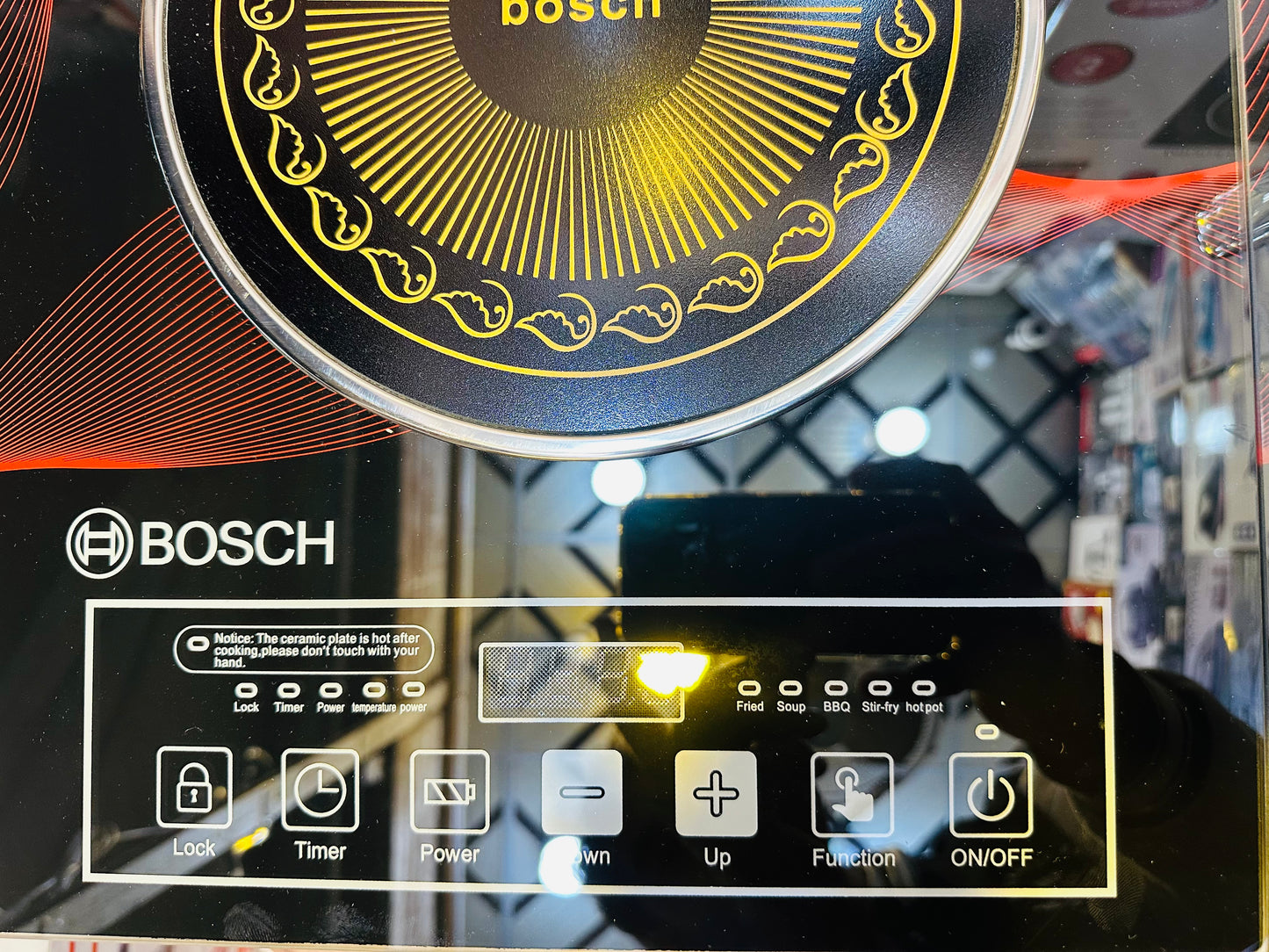 Bosch RBK-12 3500W Infrared Cooktop - Rapid Heating Ceramic Glass Cooker