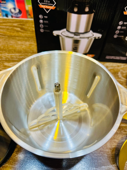 RAF 1000W Electric Meat Chopper – 2L Steel Bowl | Keema, Veg & Chutney in Seconds