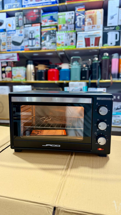 FF Europe Electric Baking Oven- Large Capacity Tempered  Glass Door Rotisserie & Tray Lifter Included 🔥📦