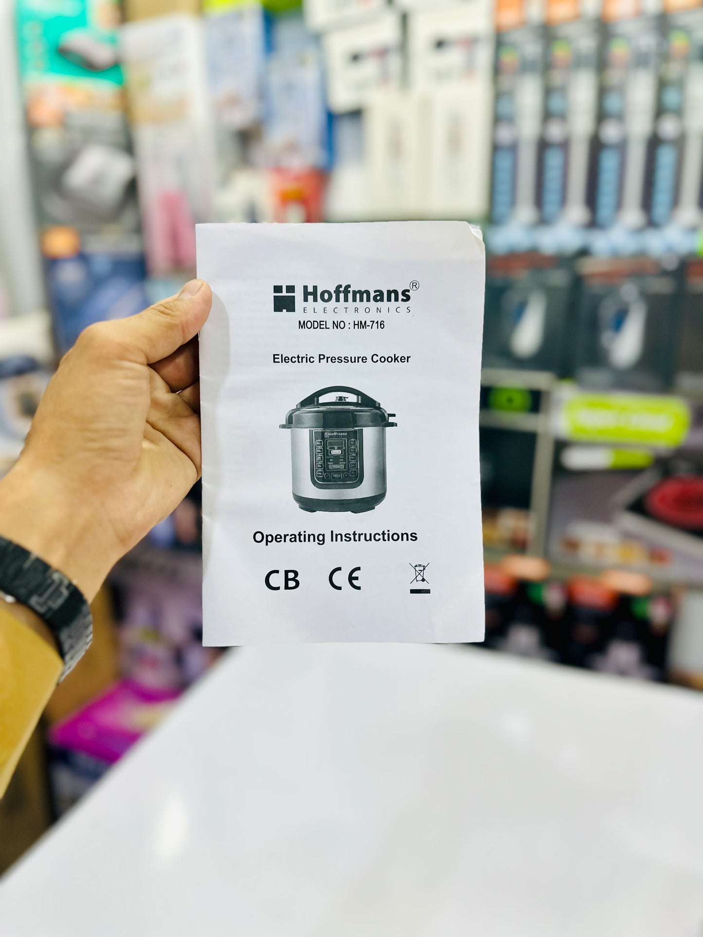 Hoffmans Electronics Digital Electric Pressure Cooker 6.5L