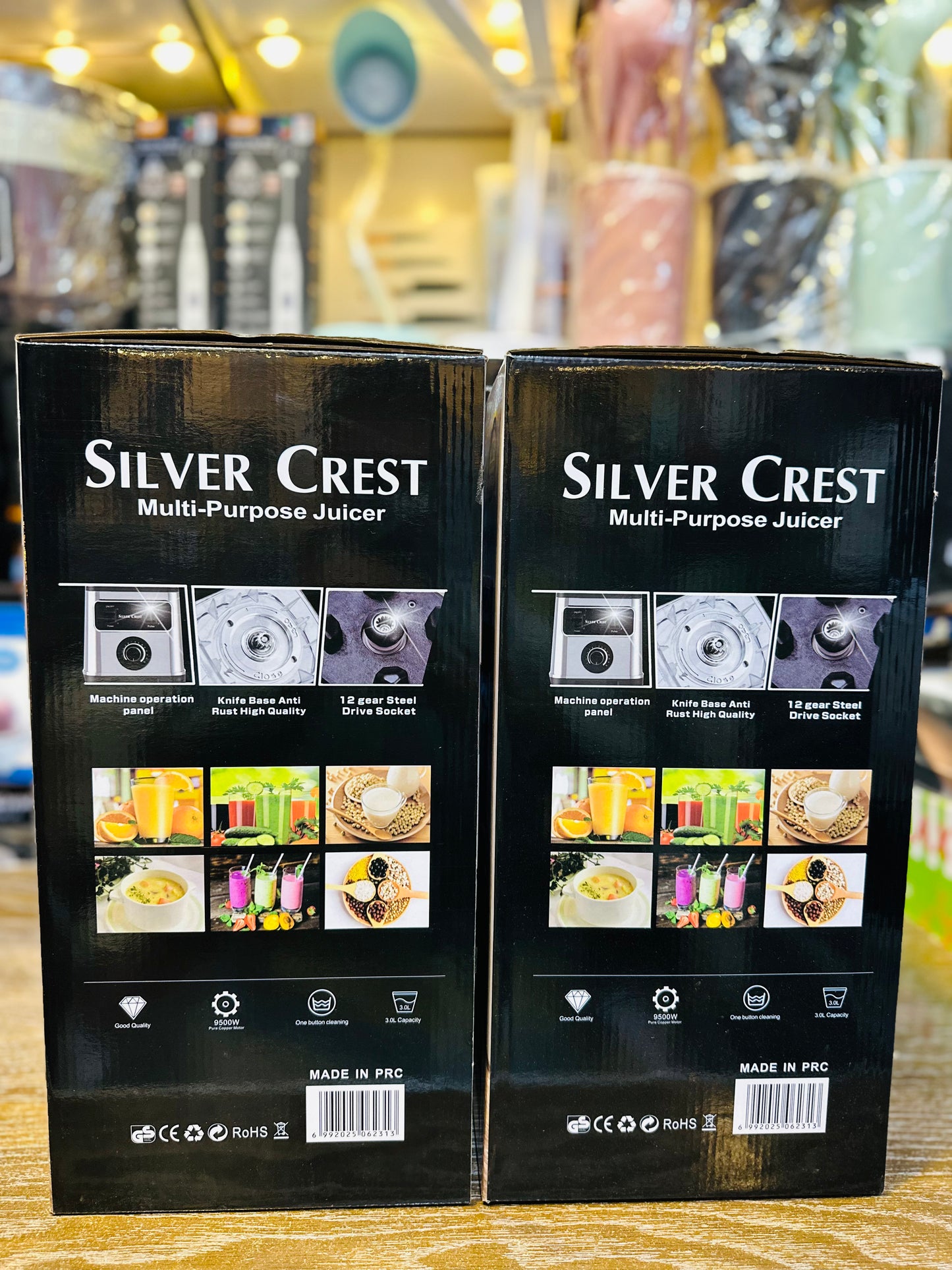 Silver Crest SC-5092 Premium 8-in-1 Multi-Purpose Food Processor | German Technology | 8 Stainless Steel Blades | 3L Jar