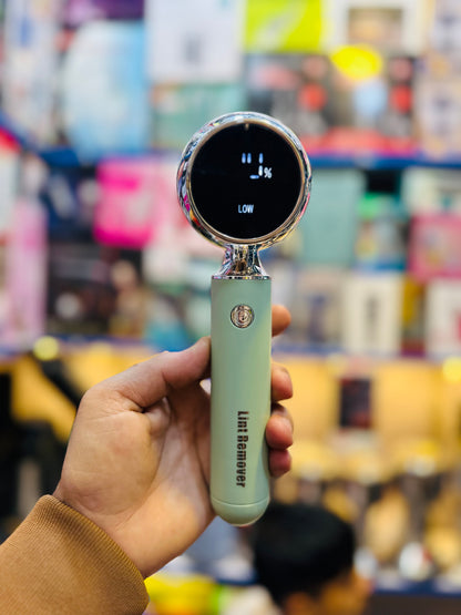KST-M6 Electric Lint Remover with LED Display & Dual-Speed Control – Fabric Shaver for Clothes, Sweaters & Seasonal Wear