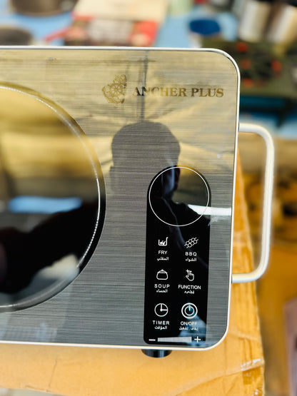 Ancher Plus DT10W Ceramic Cooker 2200W – Digital Display, Timer & Touch Knob Control | Designed in Germany