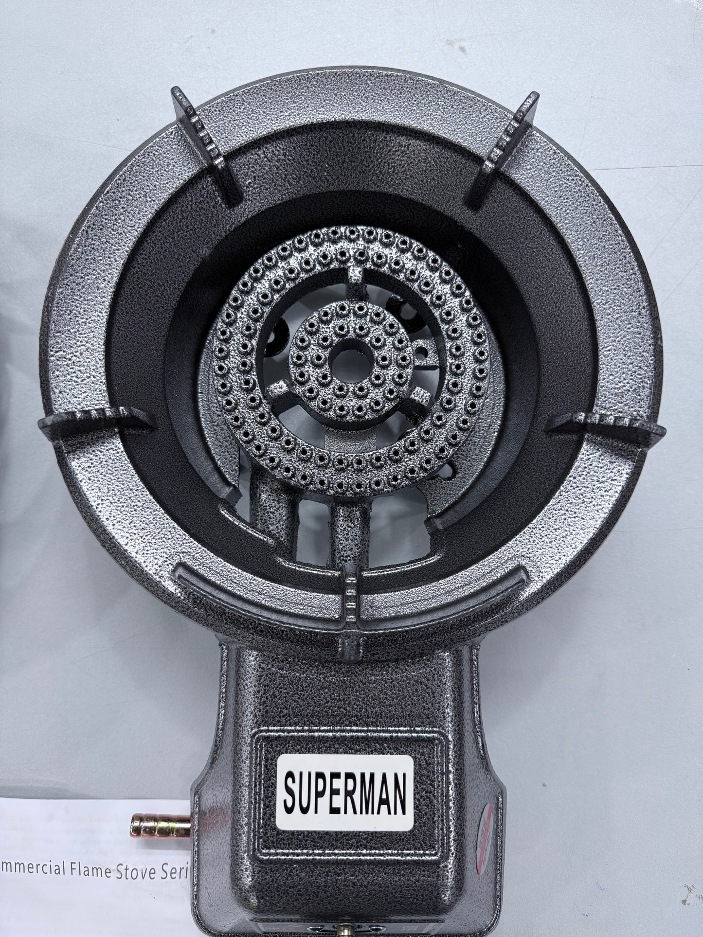 Heavy Duty Cast Iron Triple Ring Gas Burner – High Power Commercial Stove for Outdoor & Kitchen Cooking 🔥