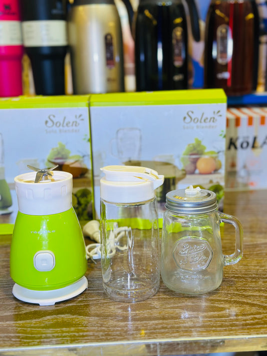 Solan Juicer with 2 Jars Blend & Enjoy Fresh! 🥤🍹￼