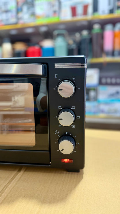 FF Europe Electric Baking Oven- Large Capacity Tempered  Glass Door Rotisserie & Tray Lifter Included 🔥📦