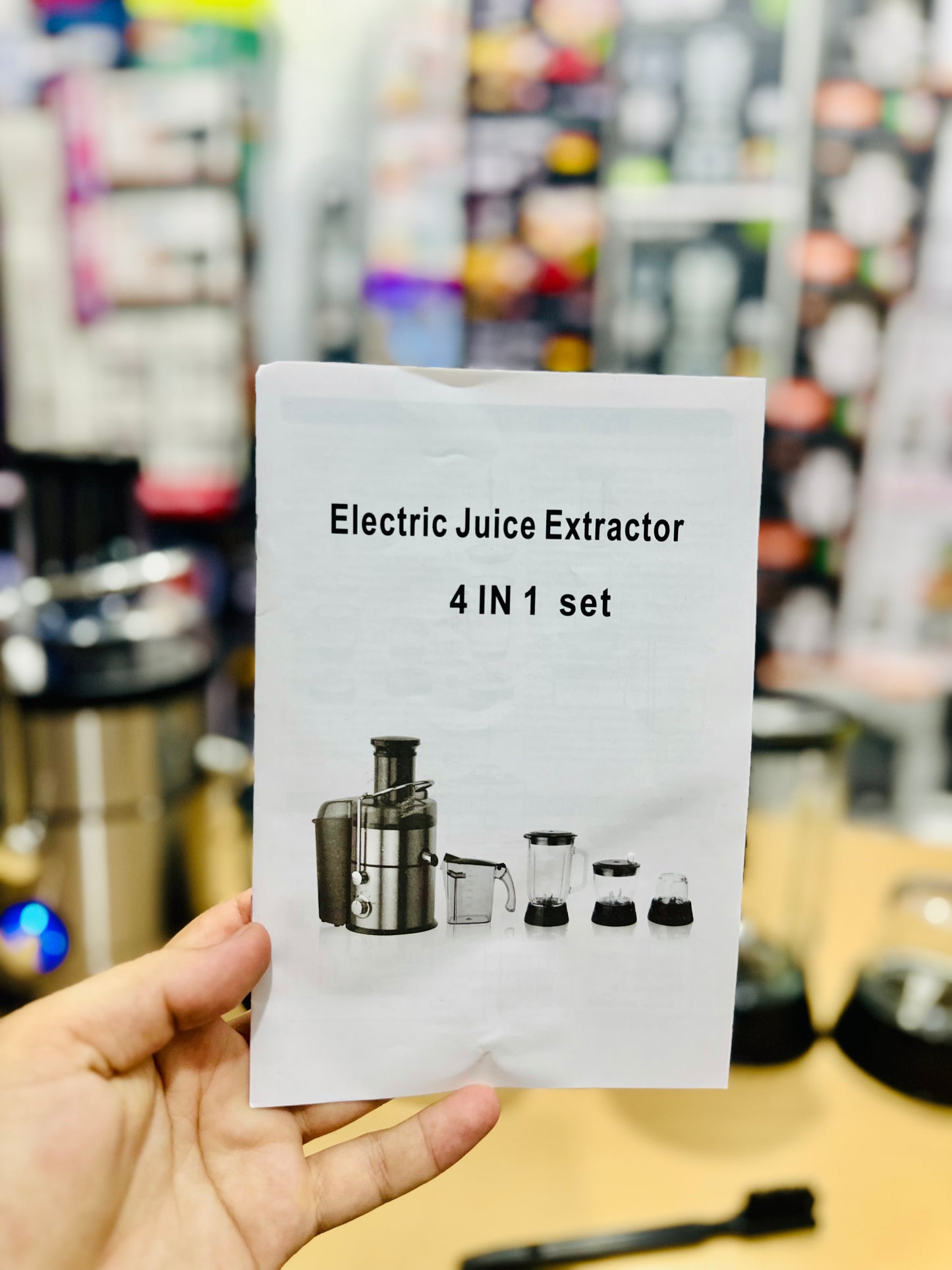 Super Crest 4-in-1 Stainless Steel Juice Extractor 2000W – Model SCT-8001 | 8 Sharp Blades | Multi-Purpose Juicer Blender & Grinder | German Design
