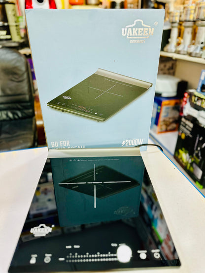 Uakeen Germany 2000W Smart Induction Cooktop | Portable Electric Hot Plate Touch Control