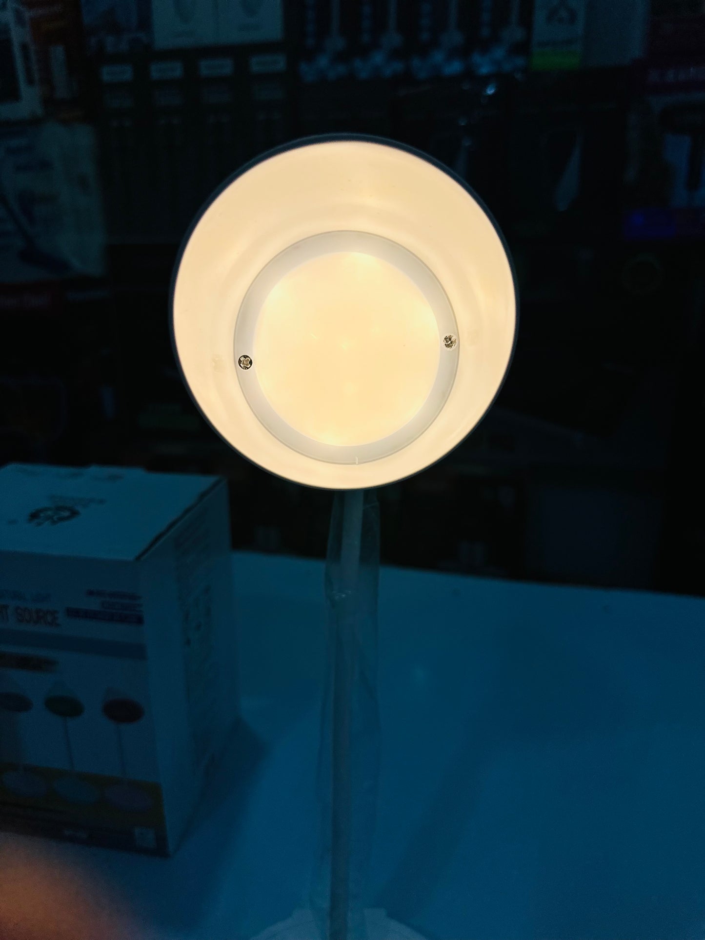 Natural Soft Light Source LED Desk Lamp – 3 Light Modes | Rechargeable | Eye-Care Table Lamp for Study, Office & Bedroom