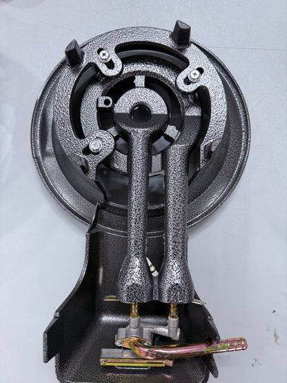 Heavy Duty Cast Iron Triple Ring Gas Burner – High Power Commercial Stove for Outdoor & Kitchen Cooking 🔥