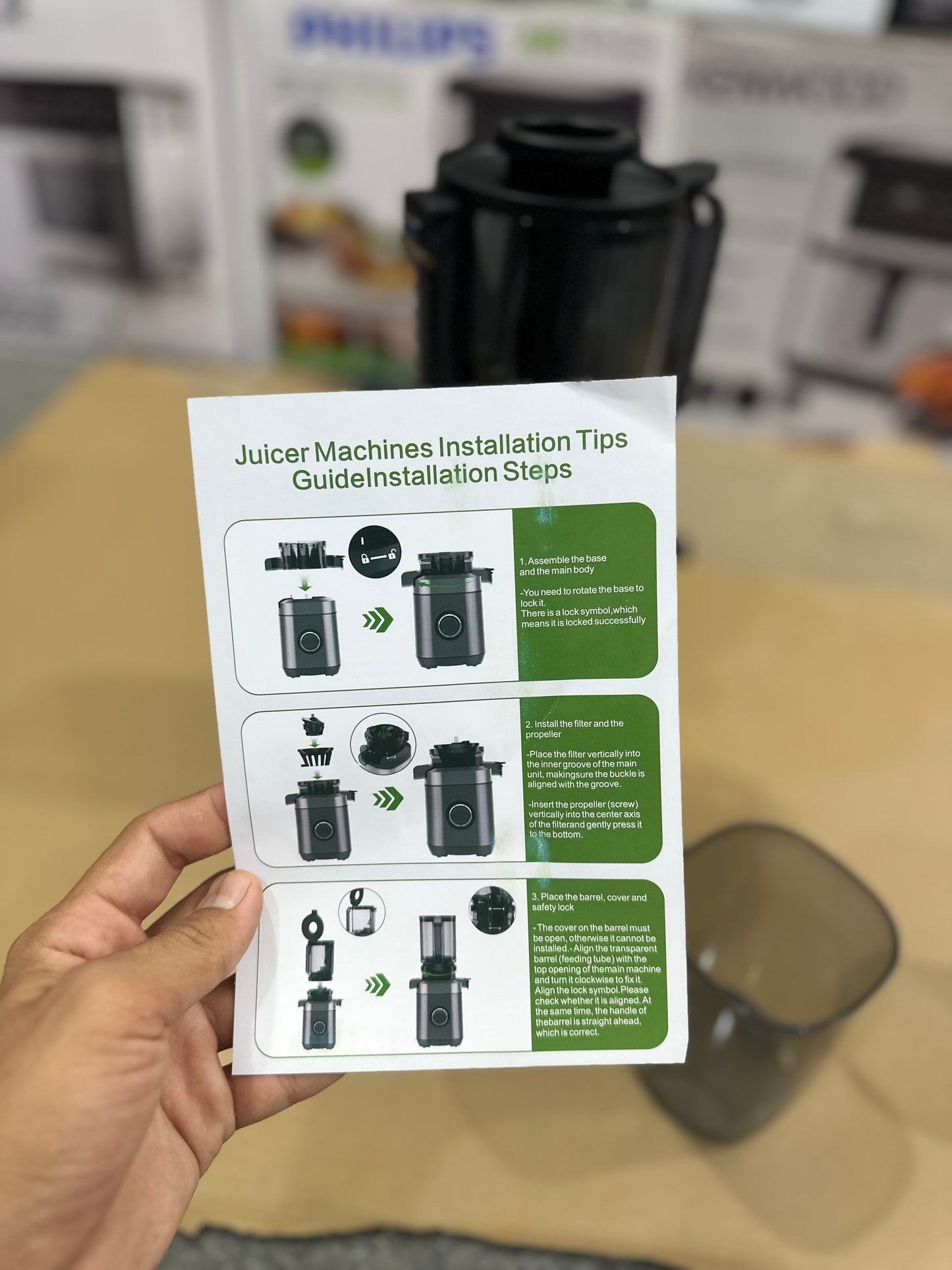 Hoffmans Electronics Slow Juicer 300W – Model HM-640 | 96% Juice Yield | 110MM Extra Large Feeding Tube | Fresh & Healthy Cold Press Juicer