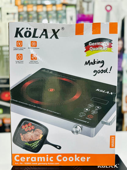 KöLAX infrared Stove  2200W –  191553 with LED Touch Control Panel & Long Timer | Germany Qualität