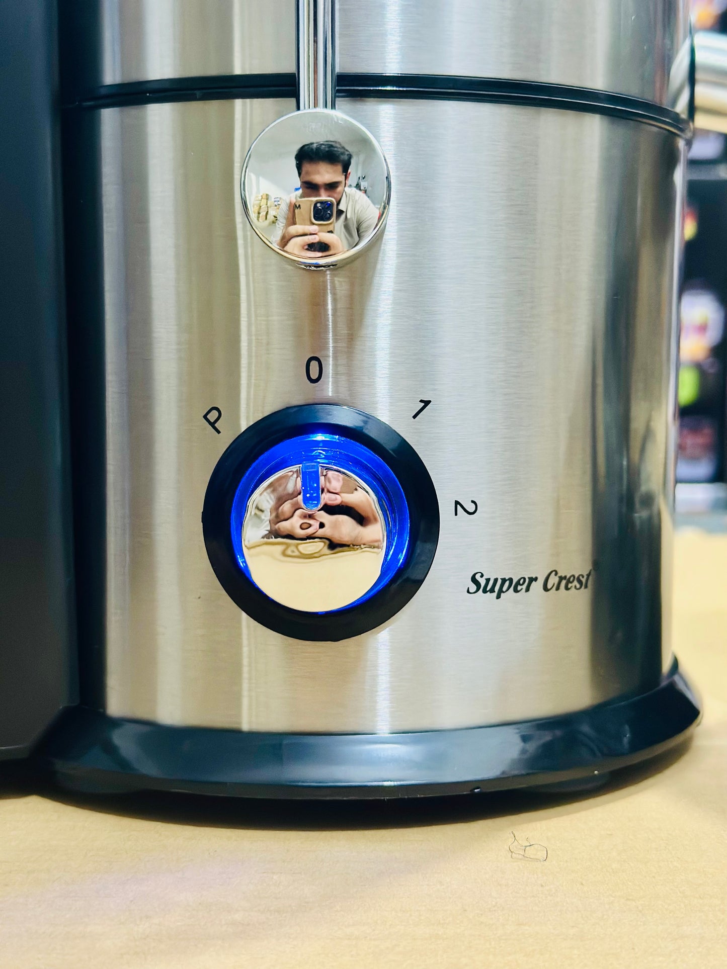 Super Crest 4-in-1 Stainless Steel Juice Extractor 2000W – Model SCT-8001 | 8 Sharp Blades | Multi-Purpose Juicer Blender & Grinder | German Design