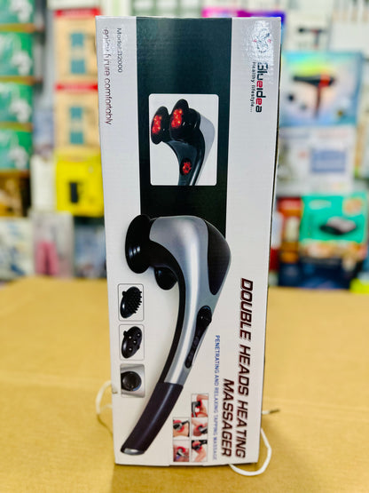 Blueidea B2000 Double Heads Heating Massager – Infrared Heat Therapy Full Body Massager with 4 Interchangeable Heads 🔥💆‍♂️
