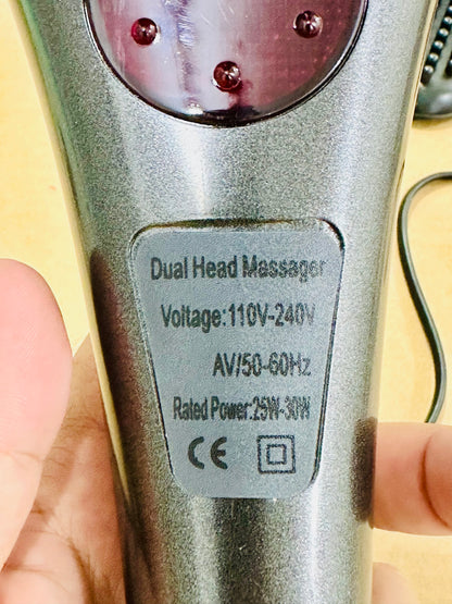 Blueidea B2000 Double Heads Heating Massager – Infrared Heat Therapy Full Body Massager with 4 Interchangeable Heads 🔥💆‍♂️