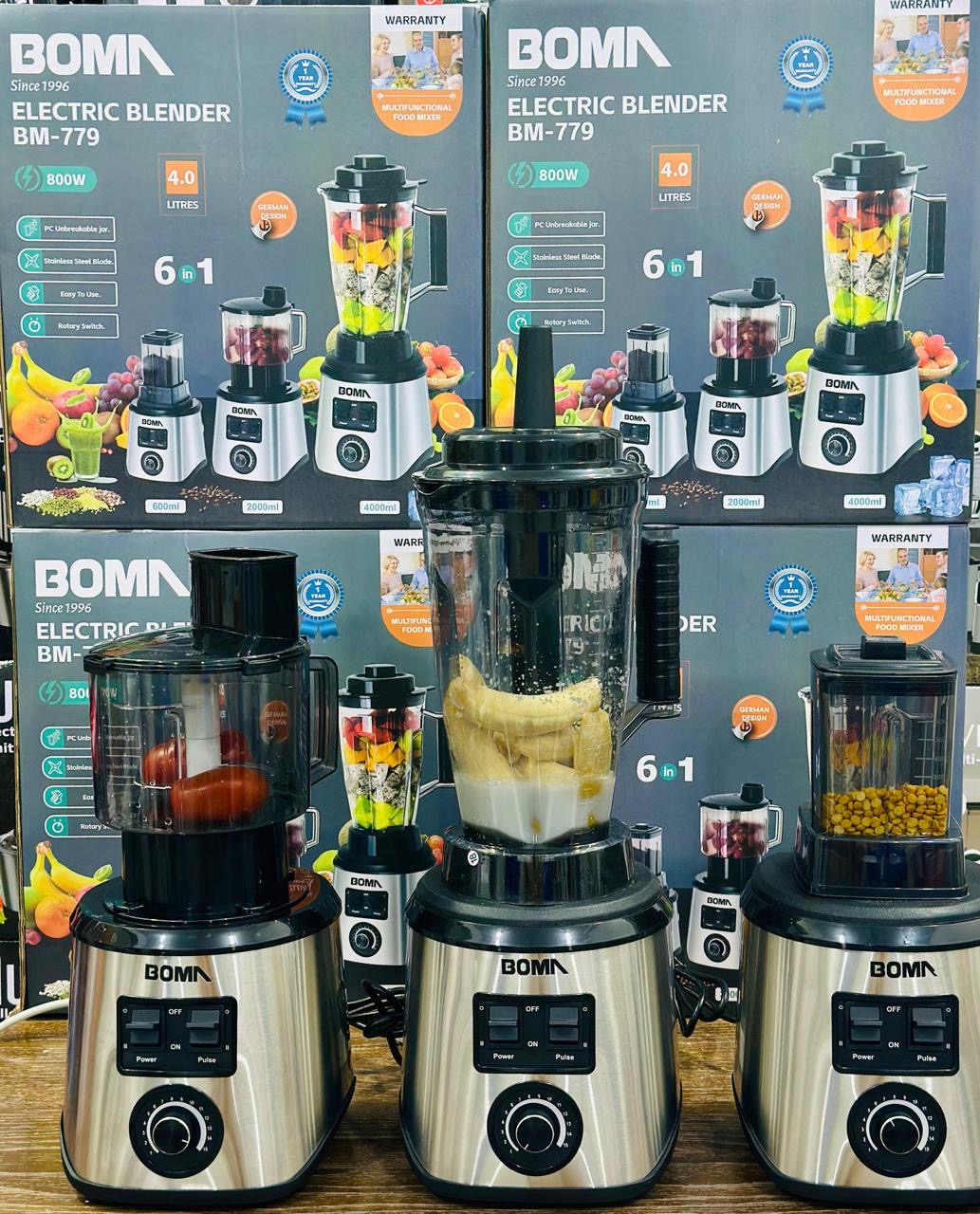 BOMA  6 in1 Electric Solar Blender  Set Germany 🇩🇪