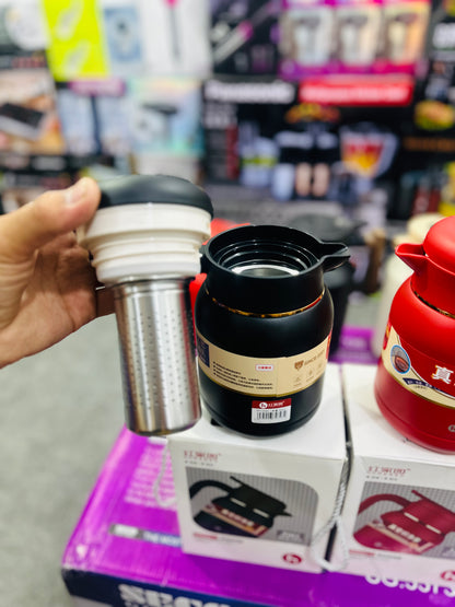 HOMERED Vacuum Insulated Stainless Steel Thermal Flask 900ml – Model HO9061-3 | 316L Steel | Hot & Cold Retention | Available in Black, Red & White