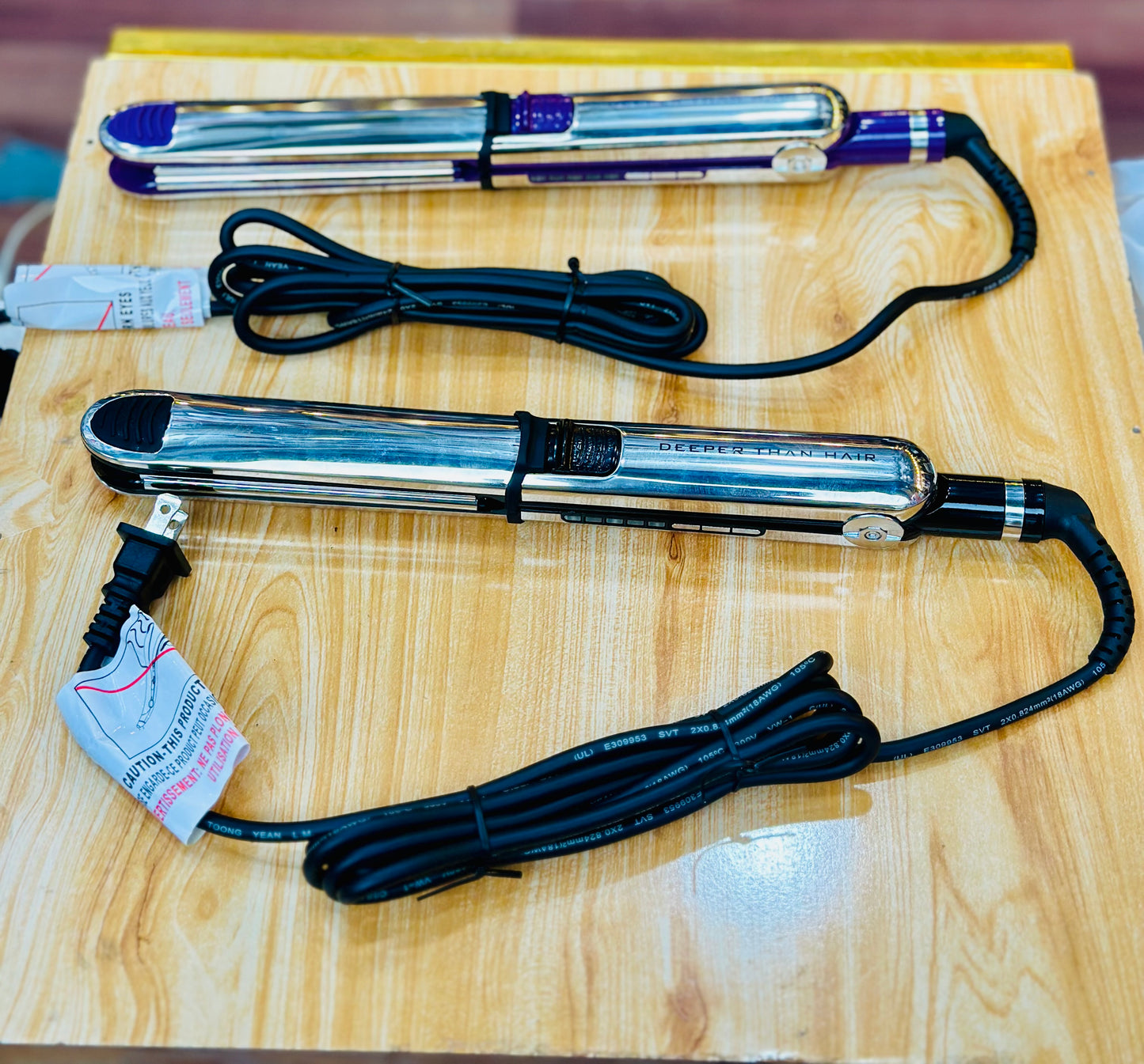 Deeper Than Hair Professional Flat Iron – Titanium Plate Hair Straightener