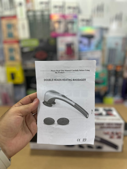 Blueidea B2000 Double Heads Heating Massager – Infrared Heat Therapy Full Body Massager with 4 Interchangeable Heads 🔥💆‍♂️