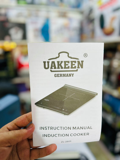 Uakeen Germany 2000W Smart Induction Cooktop | Portable Electric Hot Plate Touch Control