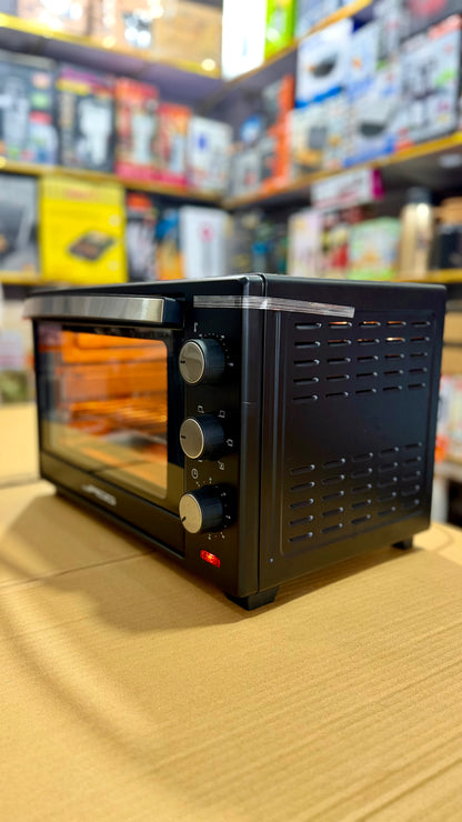 FF Europe Electric Baking Oven- Large Capacity Tempered  Glass Door Rotisserie & Tray Lifter Included 🔥📦