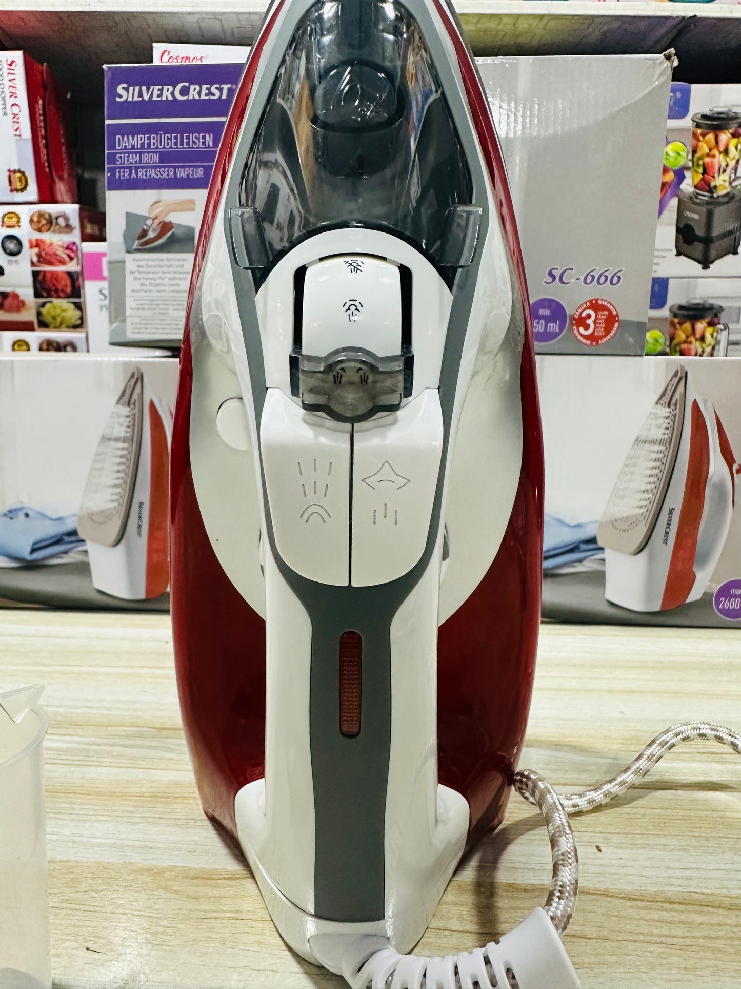 Silver Crest STEAM IRON MODEL NO .: SC-666 220-240V 50/60Hz 2600W MADE IN GERMANY