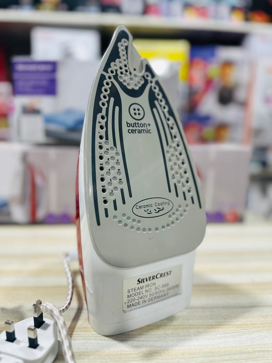 Silver Crest STEAM IRON MODEL NO .: SC-666 220-240V 50/60Hz 2600W MADE IN GERMANY