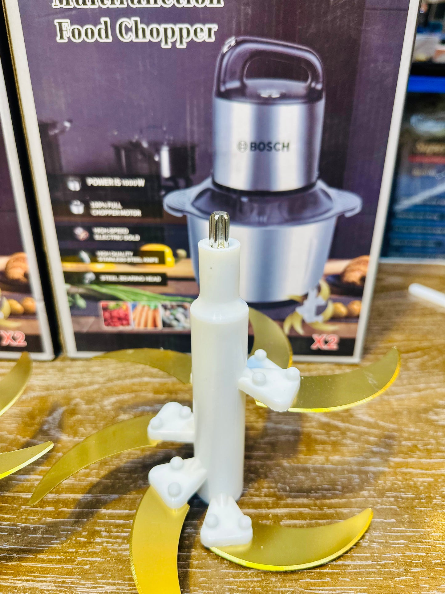 Bosch 5L Power Food Chopper – With Extra 6 Blade 1000W Heavy-Duty Kitchen Beast