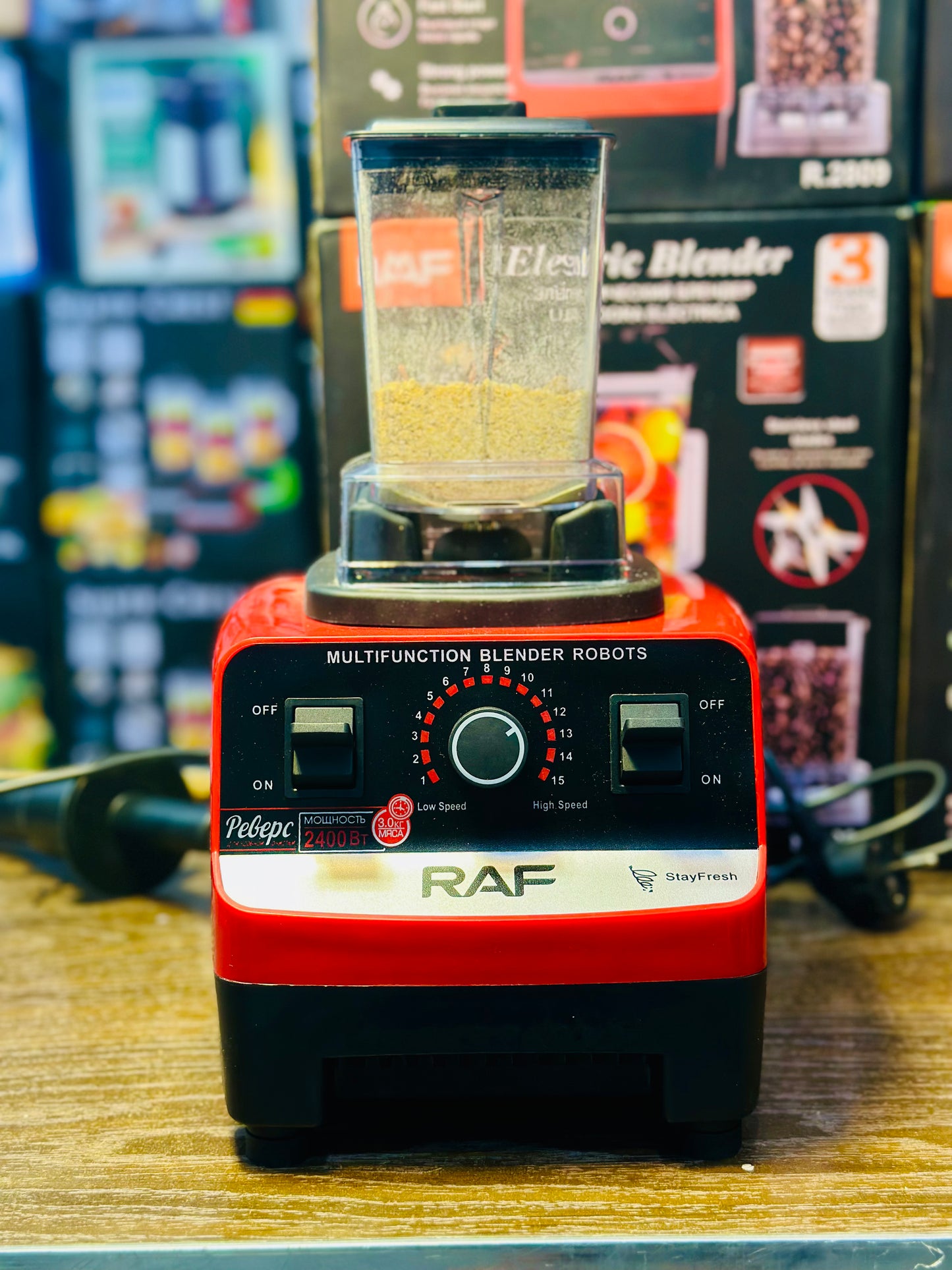 RAF 2-in-1 Blender & Grinder – Unbreakable Large Jug Kitchen Power Machine