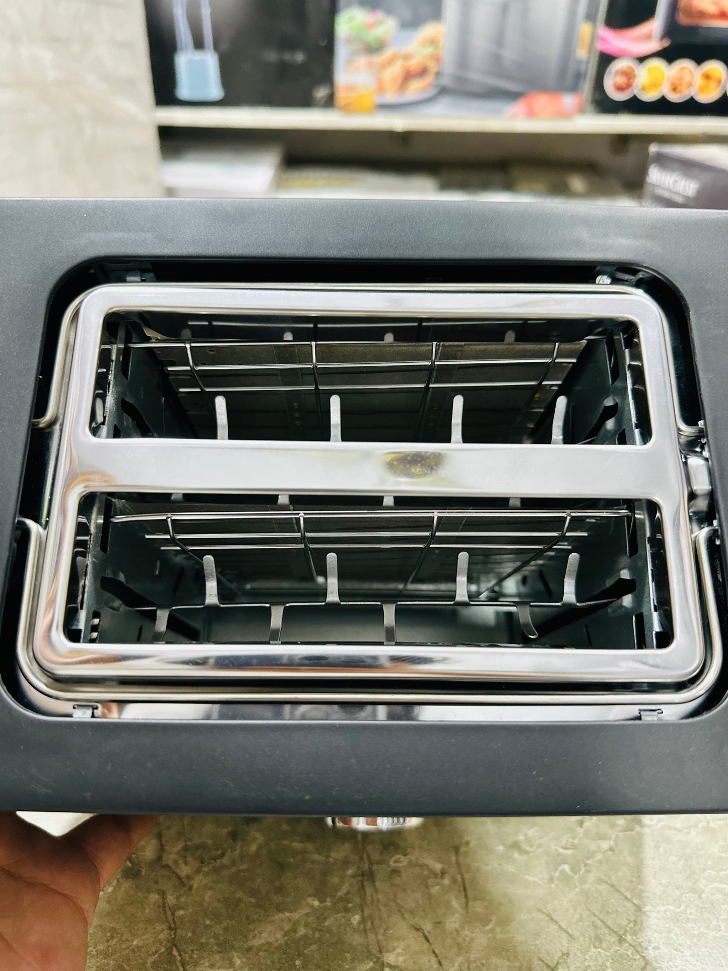 Silver Crest 850-Watt 2-Slice Toaster with Adjustable Browning Control