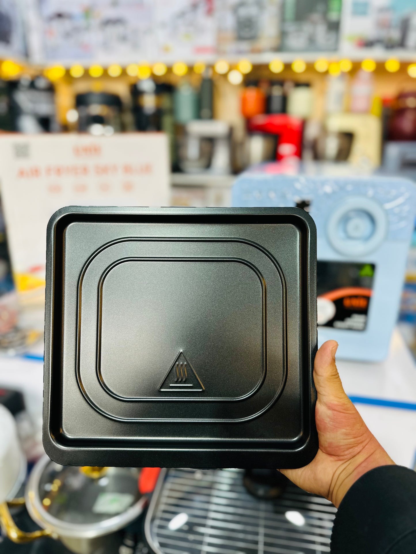 New Vietnam Lot Unie Digital Touch Panel Air Fryer Sky Blue 14.5Lt | 1700 Watts | Temprature Control | Rotate Option | Pre Set Option | Grill, Toster, BBQ, French Tray, None Stick Tray, Fishes , Pizza , Air Fryer Makers | High Standard Quality .