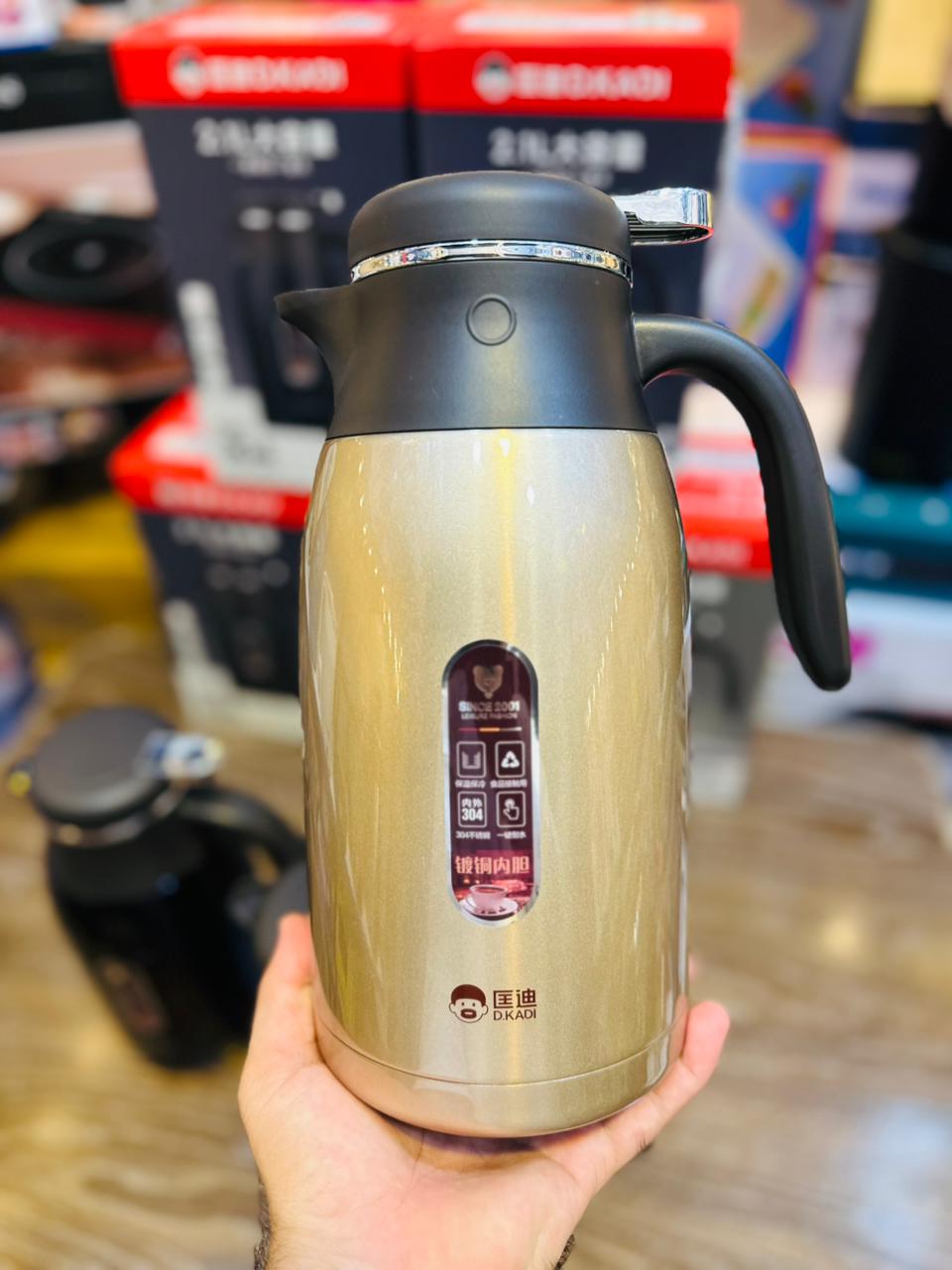 Imported D. Kadi Thermos 2.1L – Keep Drinks Hot or Cold 24H