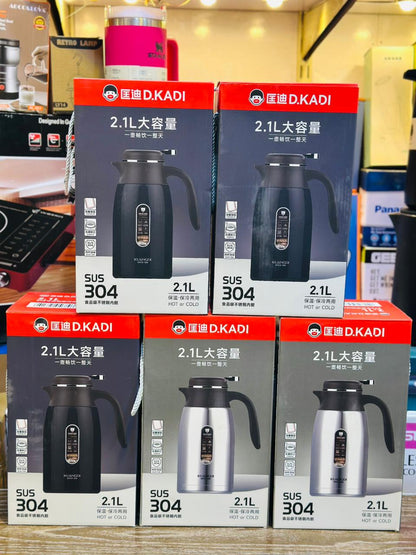 Imported D. Kadi Thermos 2.1L – Keep Drinks Hot or Cold 24H